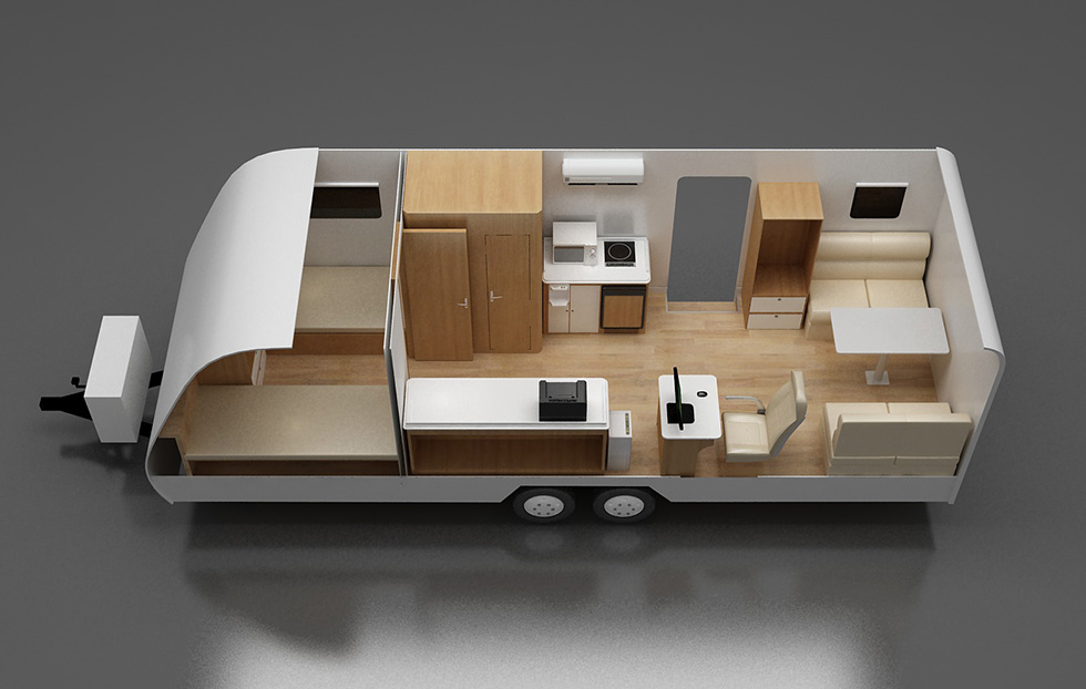 营地版尾气检测车