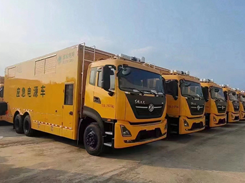 东风天龙后双桥800KW电源车